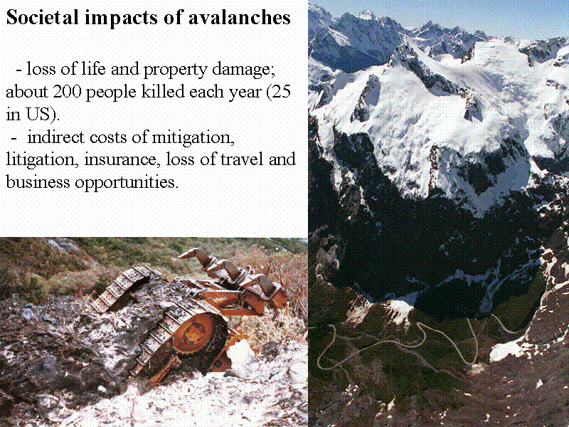 Societal impacts of avalanches

  - lo...
