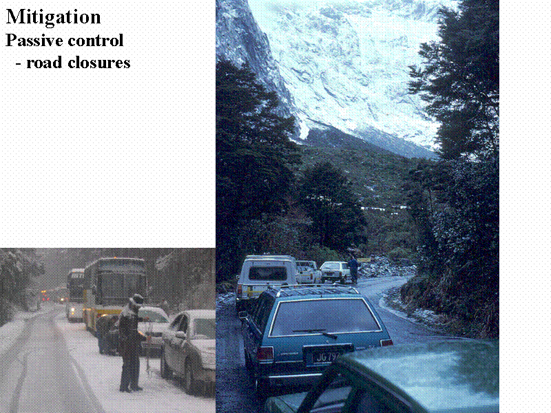 Mitigation 
Passive control
  - road c...