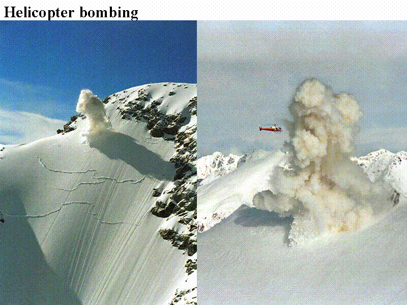 Helicopter bombing