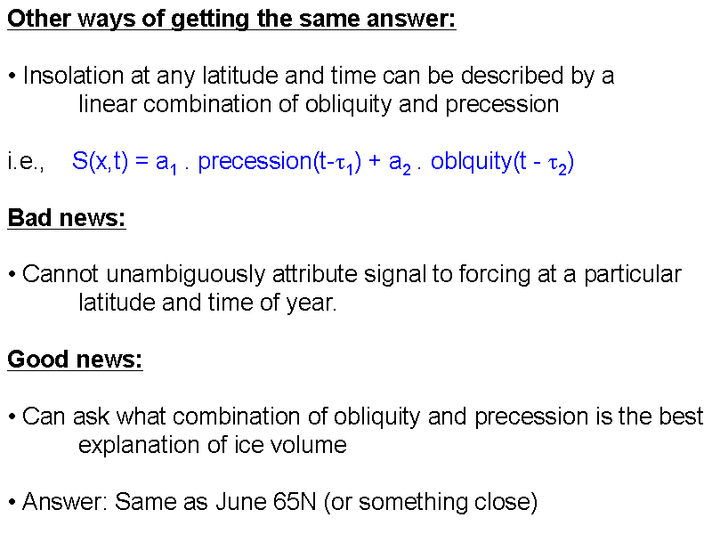 Other ways of getting the same answer:
...